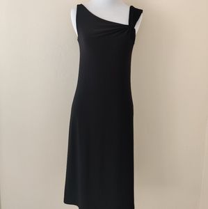 BCBG MAXAZRIA Mat Jersey Black Dress
